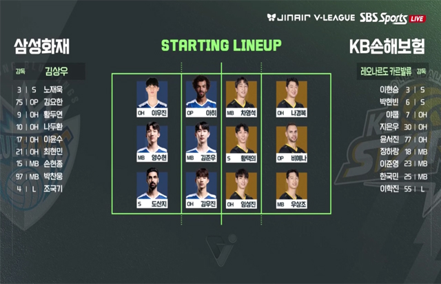 [11월 15일 경기 하이라이트 (vs 삼성화재)]