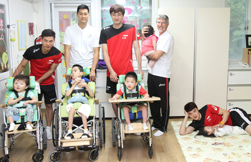 한사랑장애영아원 봉사활동