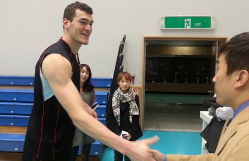 KBSN 아나운서의 LIG배구단 연습장 방문기