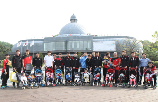 LIG배구단 봉사활동