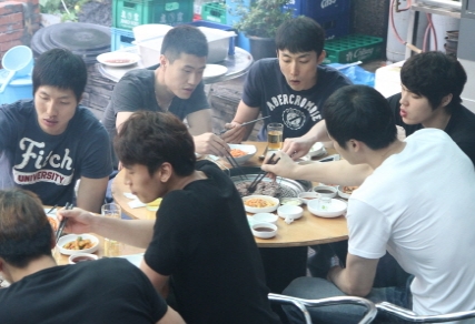 LIG스포츠단 전체회식(배구단+골프단)