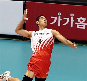 ''김요한 13점'' LIG 손보, KEPCO45 대파